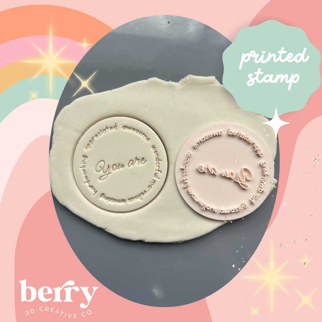 You are.....(teacher appreciation) Stamp and matching cutter