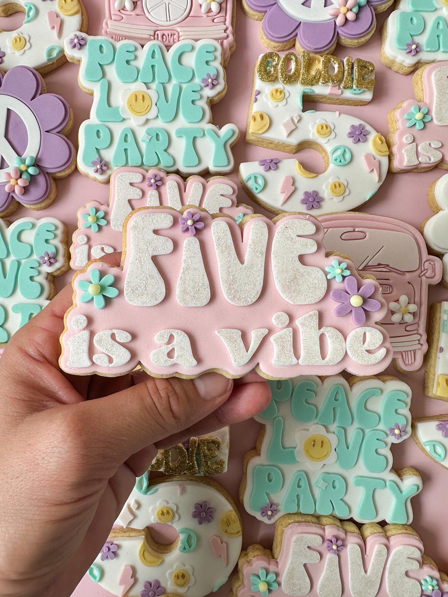Five is a Vibe Debosser and matching cutter