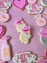 Load image into Gallery viewer, Cowgirl Cookie Cutter and Stamp stl file
