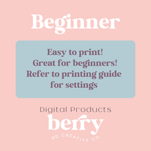 Load image into Gallery viewer, Let's Go Girls Cookie Cutter and Stamp stl file