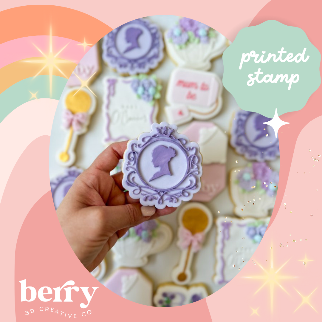 Bridgerton Shilouette inspired Stamp and matching cutter