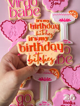 Load image into Gallery viewer, It's my birthday B*%#hes Cookie Cutter and Stamp stl file