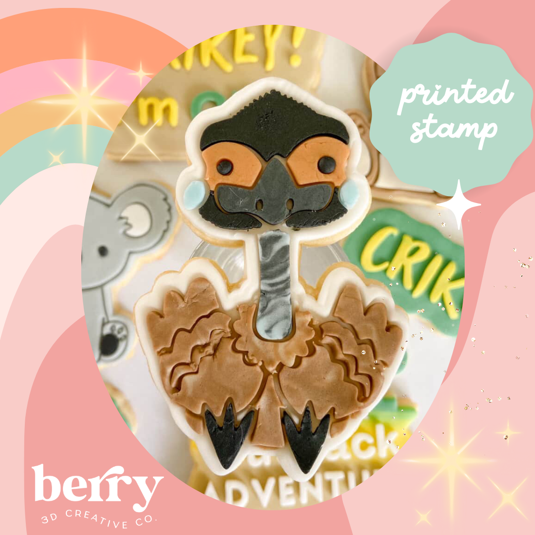 Emu Stamp and matching cutter