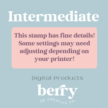 Load image into Gallery viewer, Double Rose Cookie Cutter and Stamp stl file