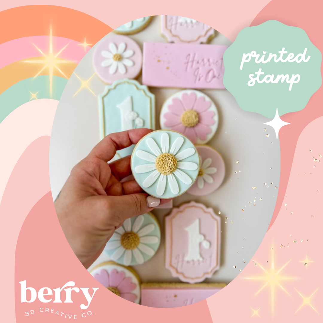 Large daisy Stamp and matching cutter