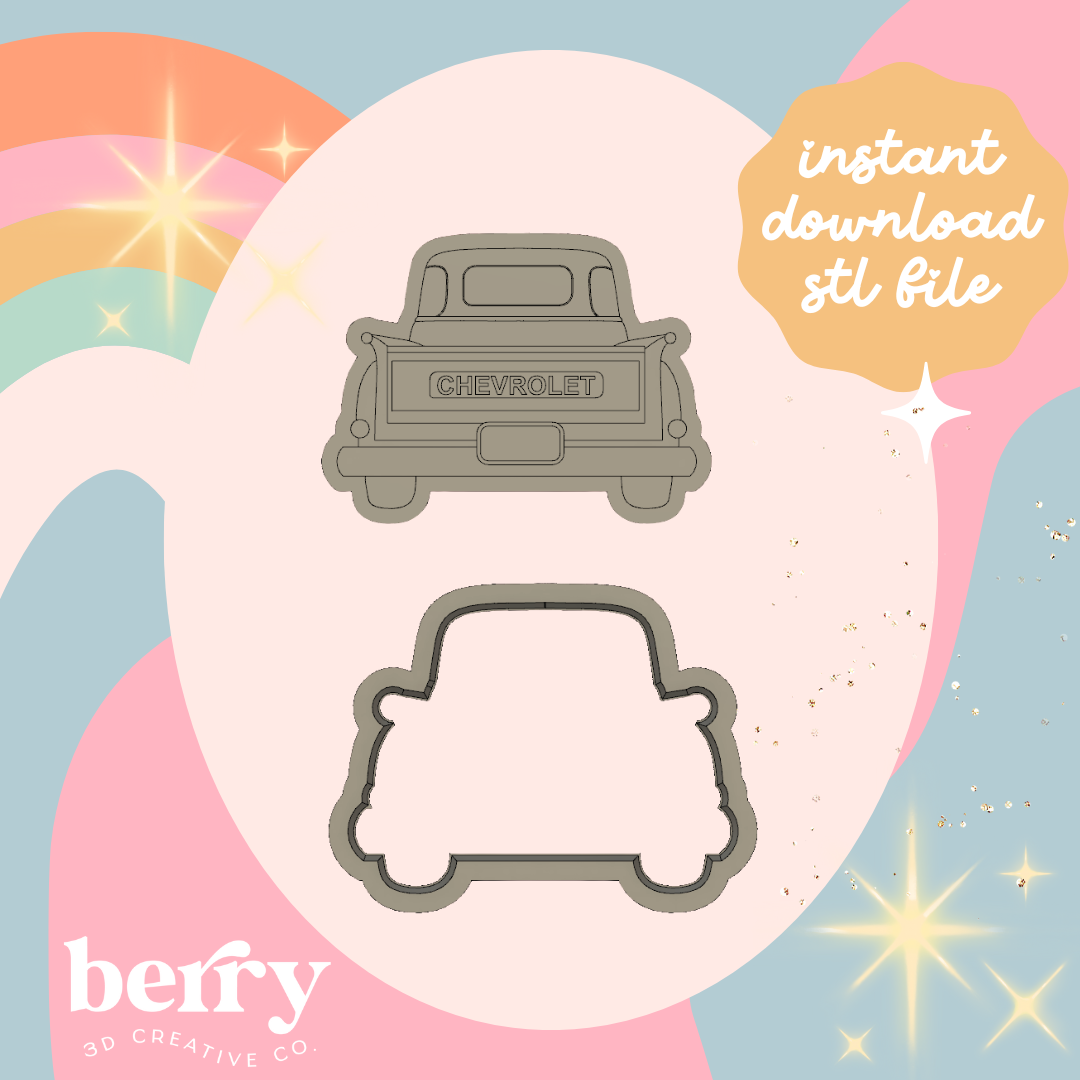 Chevrolet Ute/ Truck Stamp and cutter STL file