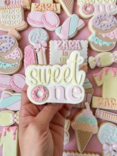 Load image into Gallery viewer, Sweet One Cookie Cutter and Stamp stl file