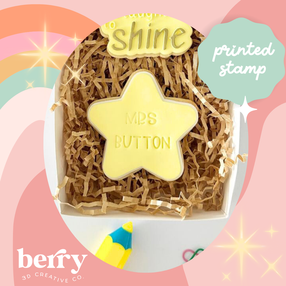 Star (blank for customisation) Stamp and matching cutter