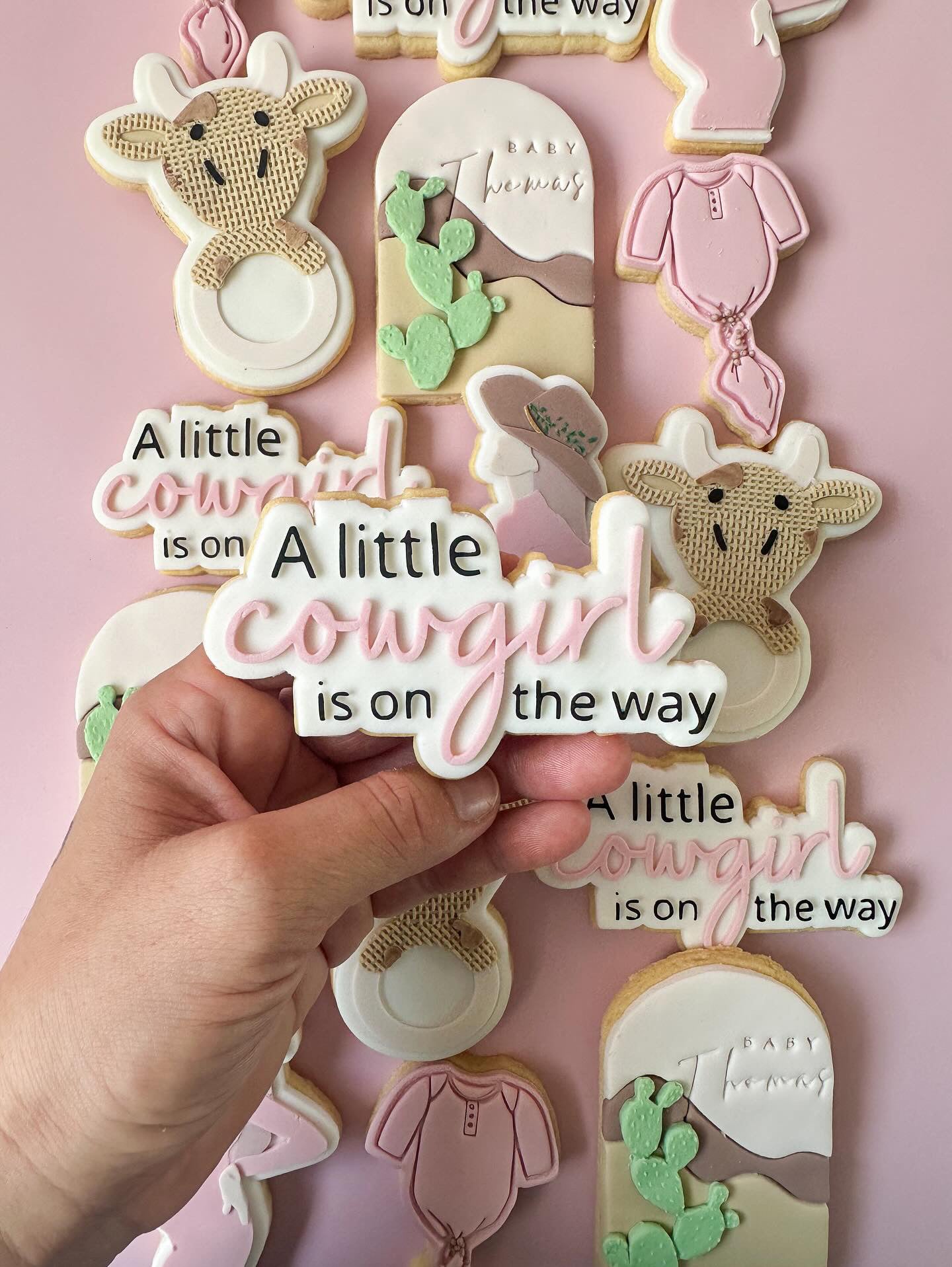 A little cowgirl on the way! Debosser and matching cutter