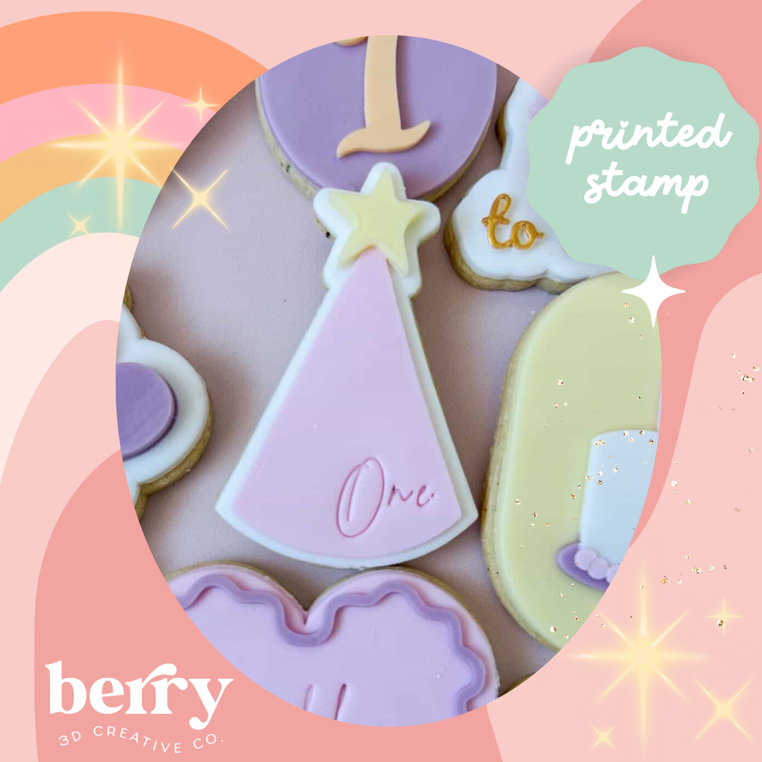 Party Hat with Star Stamp and matching cutter