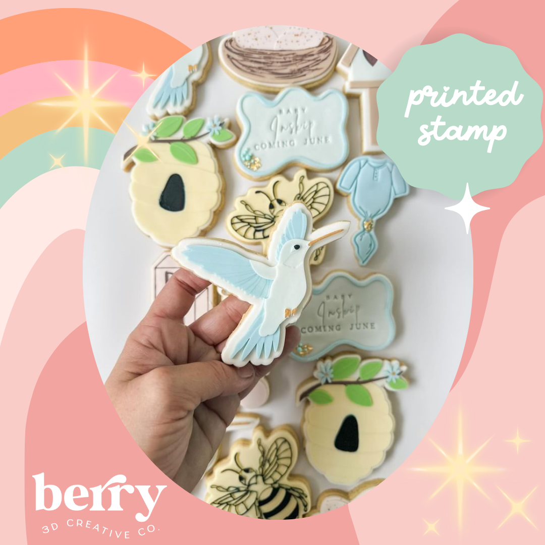 Hummingbird Debosser and matching cutter