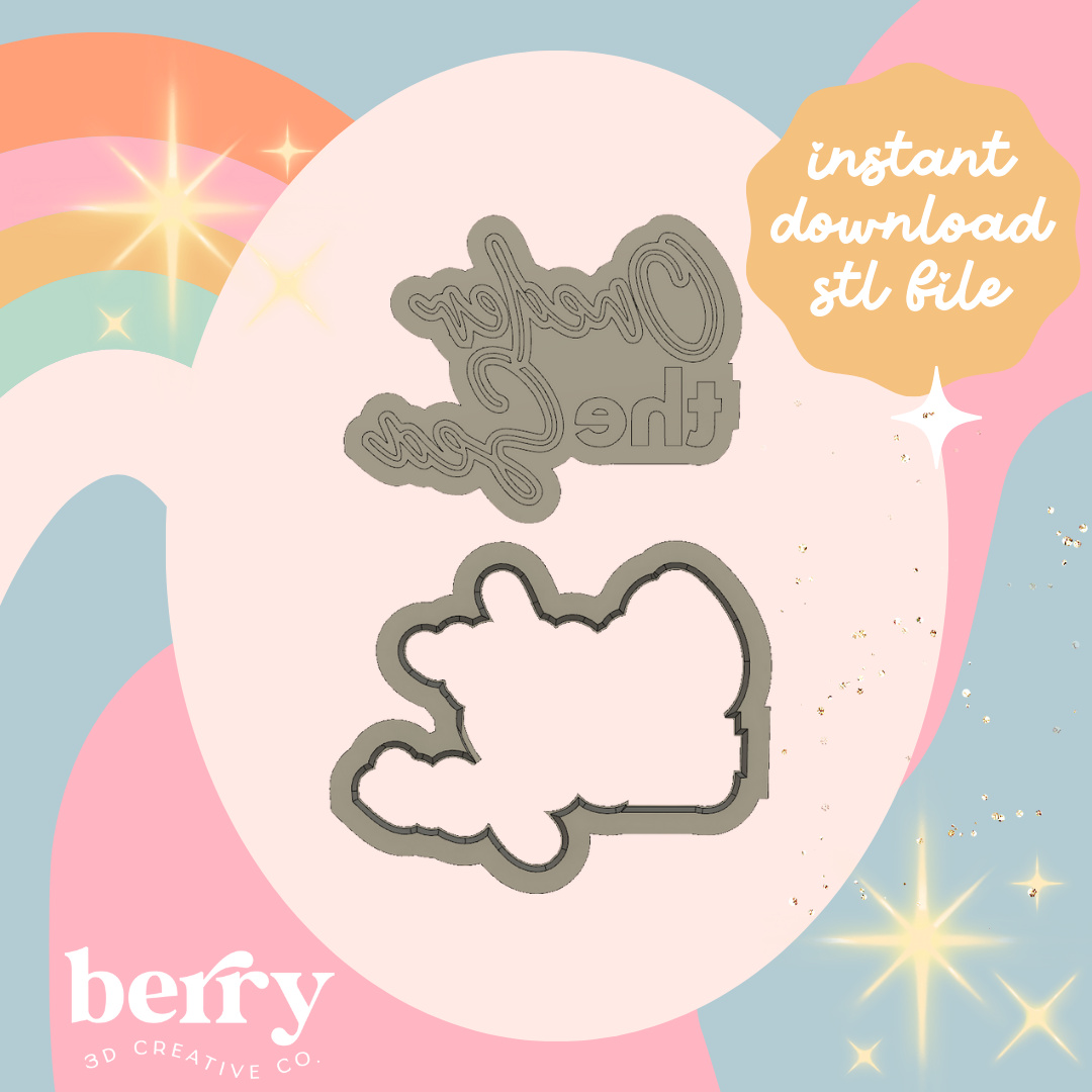 Oneder the sea Cutter and Stamp stl file