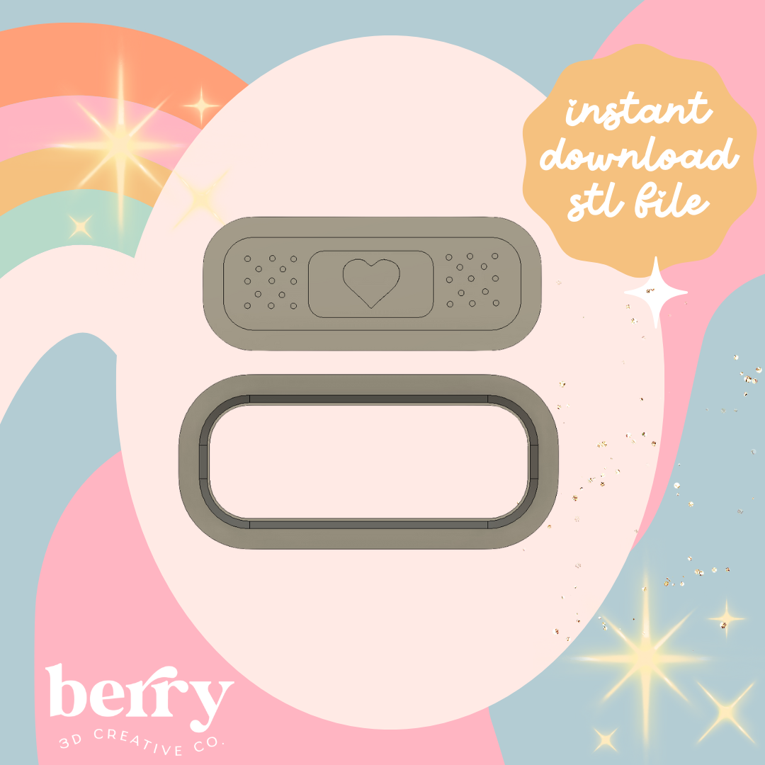 Bandaid Cutter and Stamp stl file