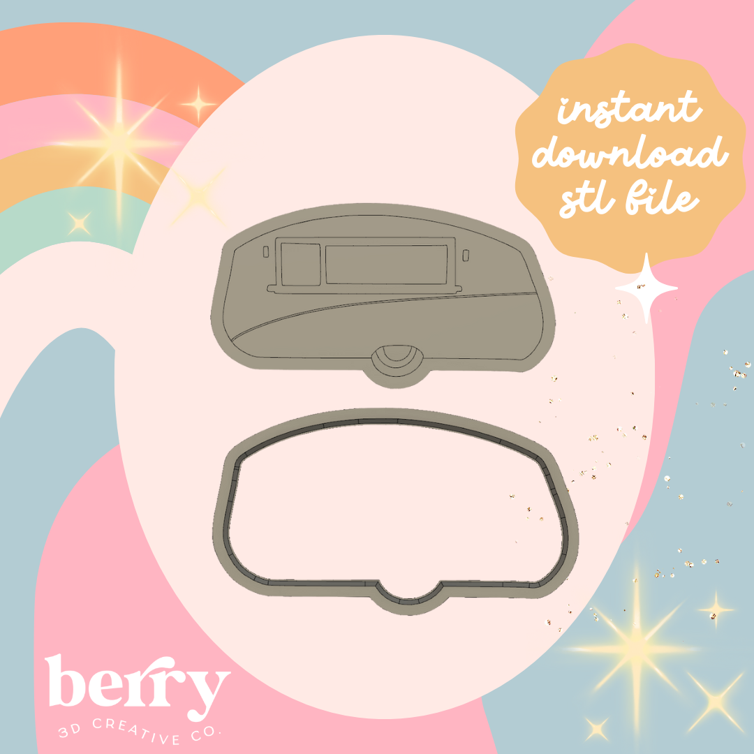 Caravan Cutter and Stamp stl file