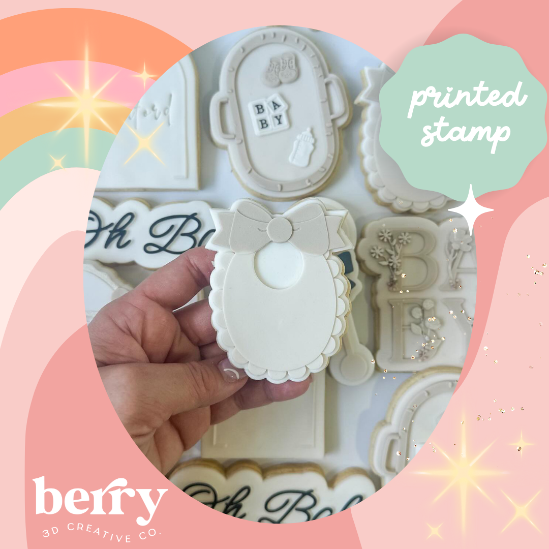 Bow Bib Debosser and matching cutter