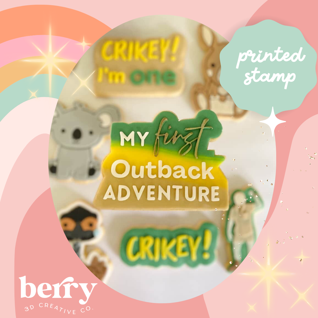 My first Outback Adventure Stamp and matching cutter