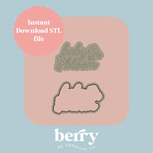Load image into Gallery viewer, Baby in Bloom with Daisies Cutter and Stamp stl file