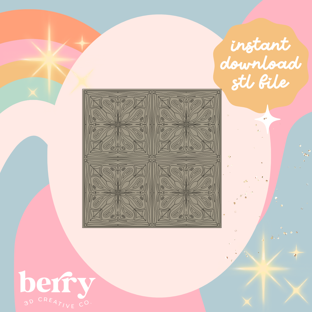 Almafi inspired backing stamp Backing Stamp stl file