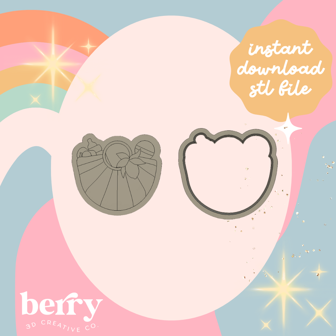 Amalfi Baby Bag Cutter and Stamp stl file