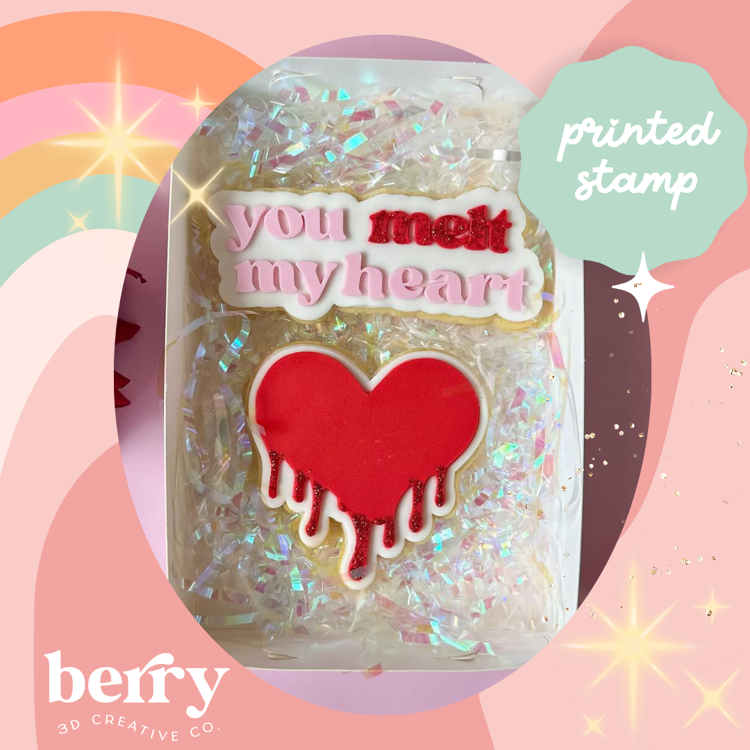 You melt my heart Stamp and matching cutter