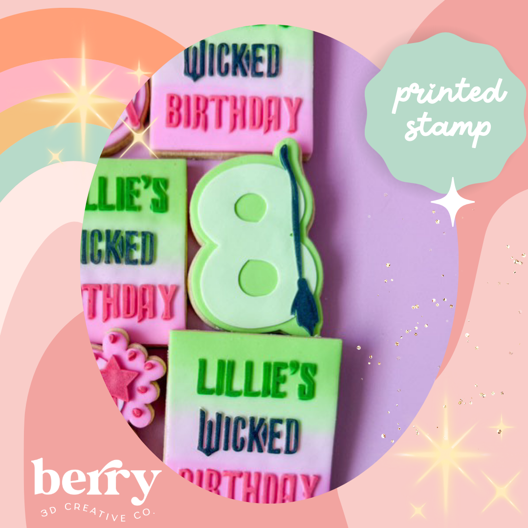 8 with broom debosser and matching cutter