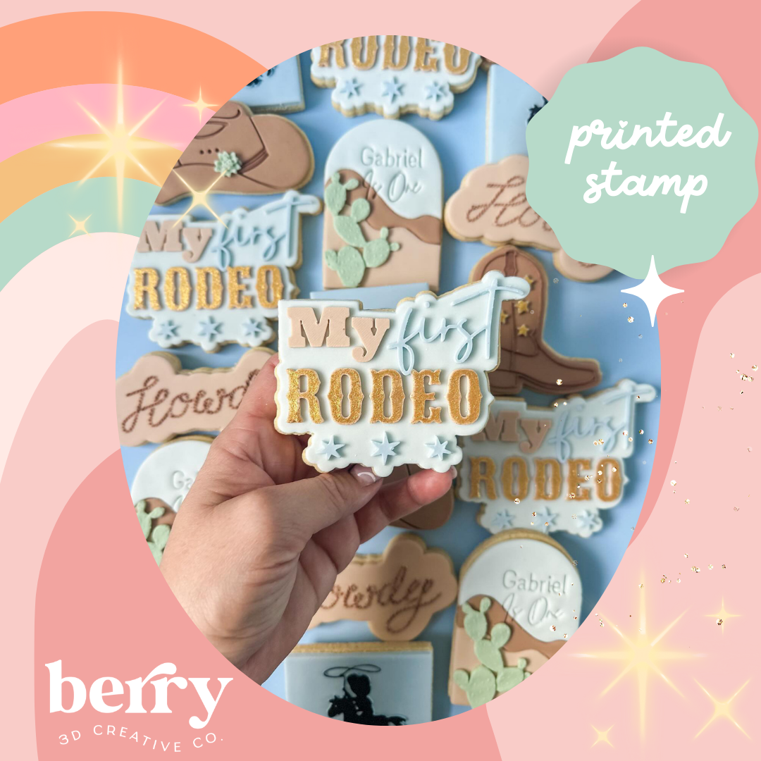 My First Rodeo Debosser and matching cutter
