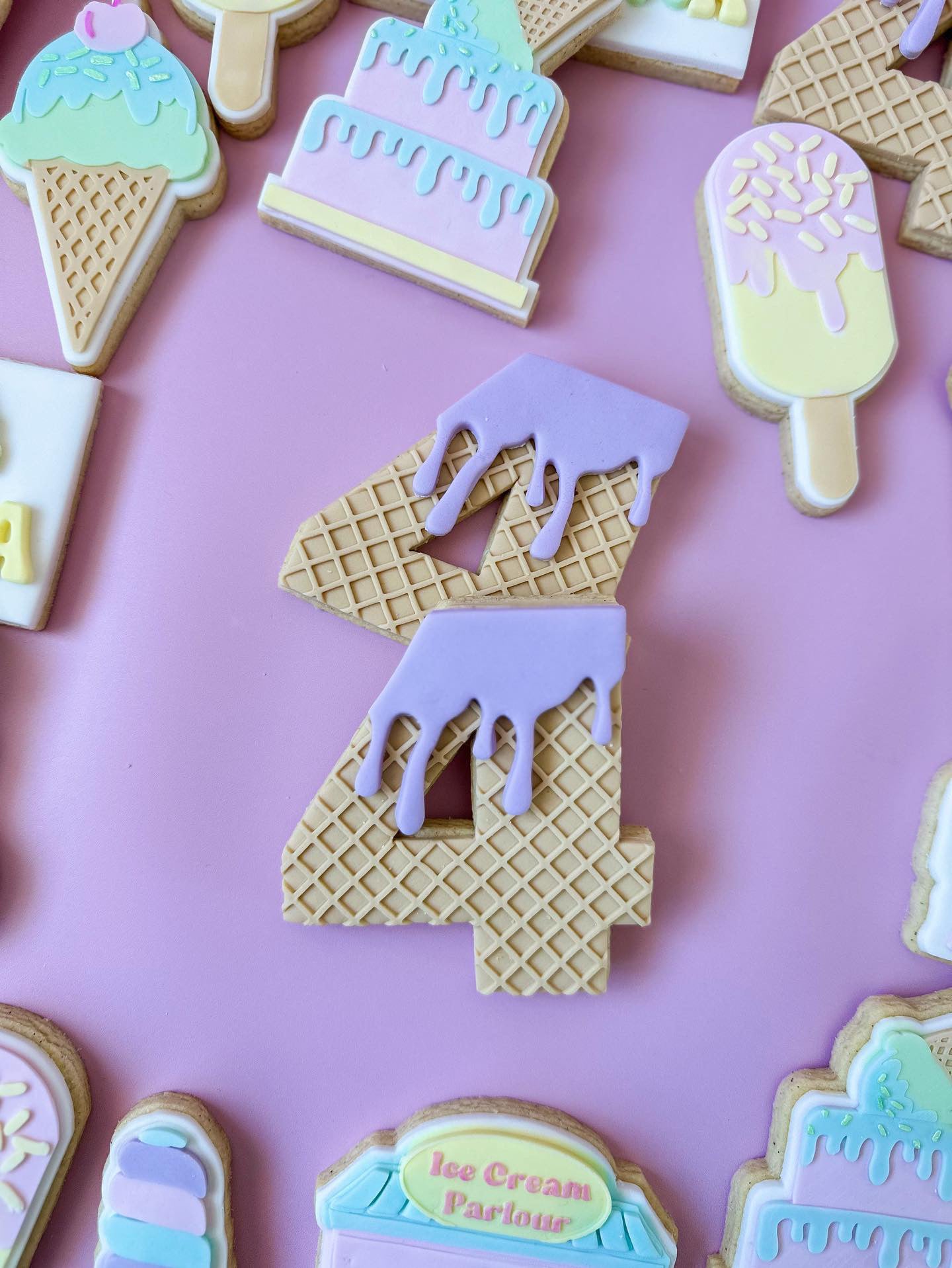 Waffle Texture Backing Stamp