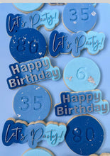 Load image into Gallery viewer, Happy Birthday Cookie Cutter and Stamp stl file