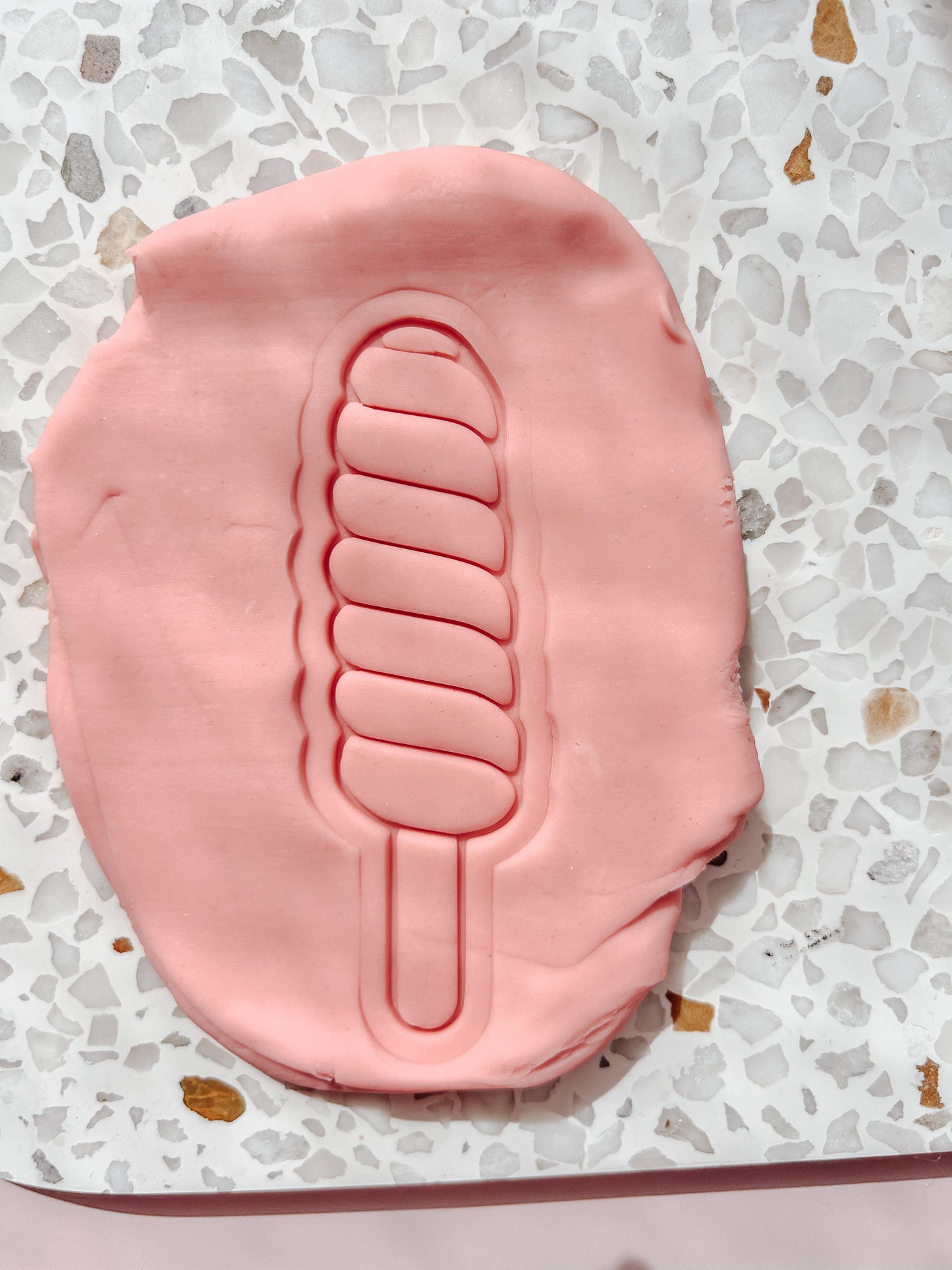 Calypso Ice Block Embosser Stamp with matching Cookie Cutter