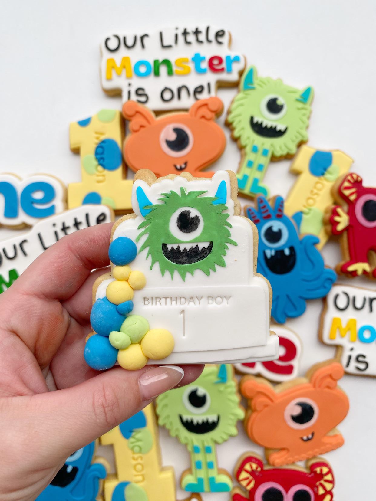 Monster Cake Debosser and matching cutter