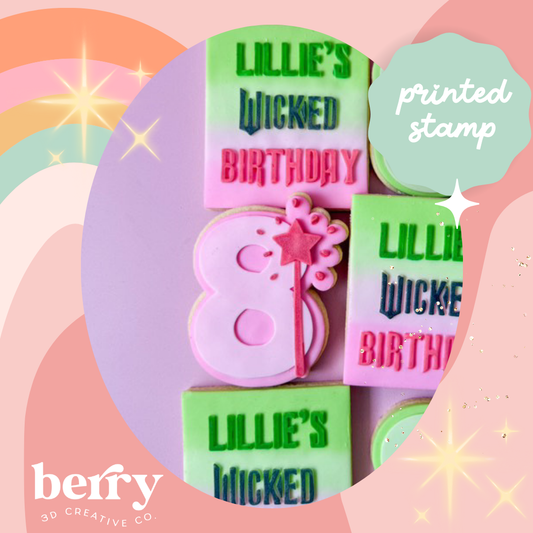 8 with wand debosser and matching cutter