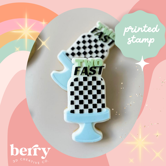 Two Fast Cake debosser and matching cutter