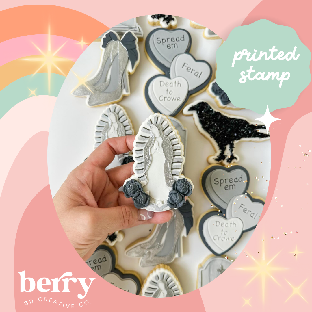 Virgin Mary Debosser and matching cutter