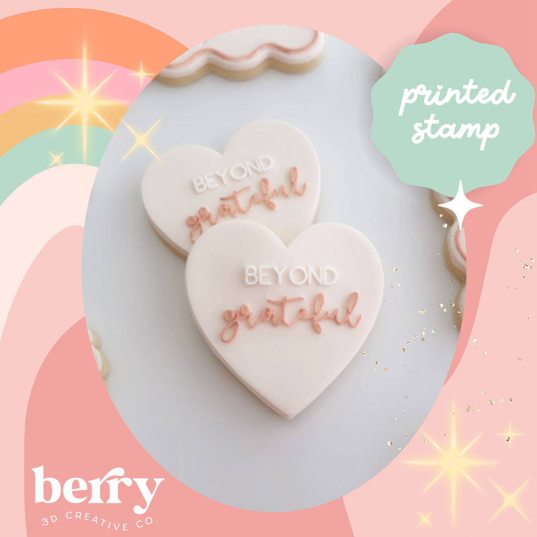 Beyond Grateful Stamp and matching cutter