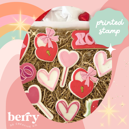 Heart Lollipop and matching cutter