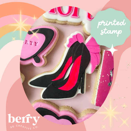 High Heels Debosser and matching cutter