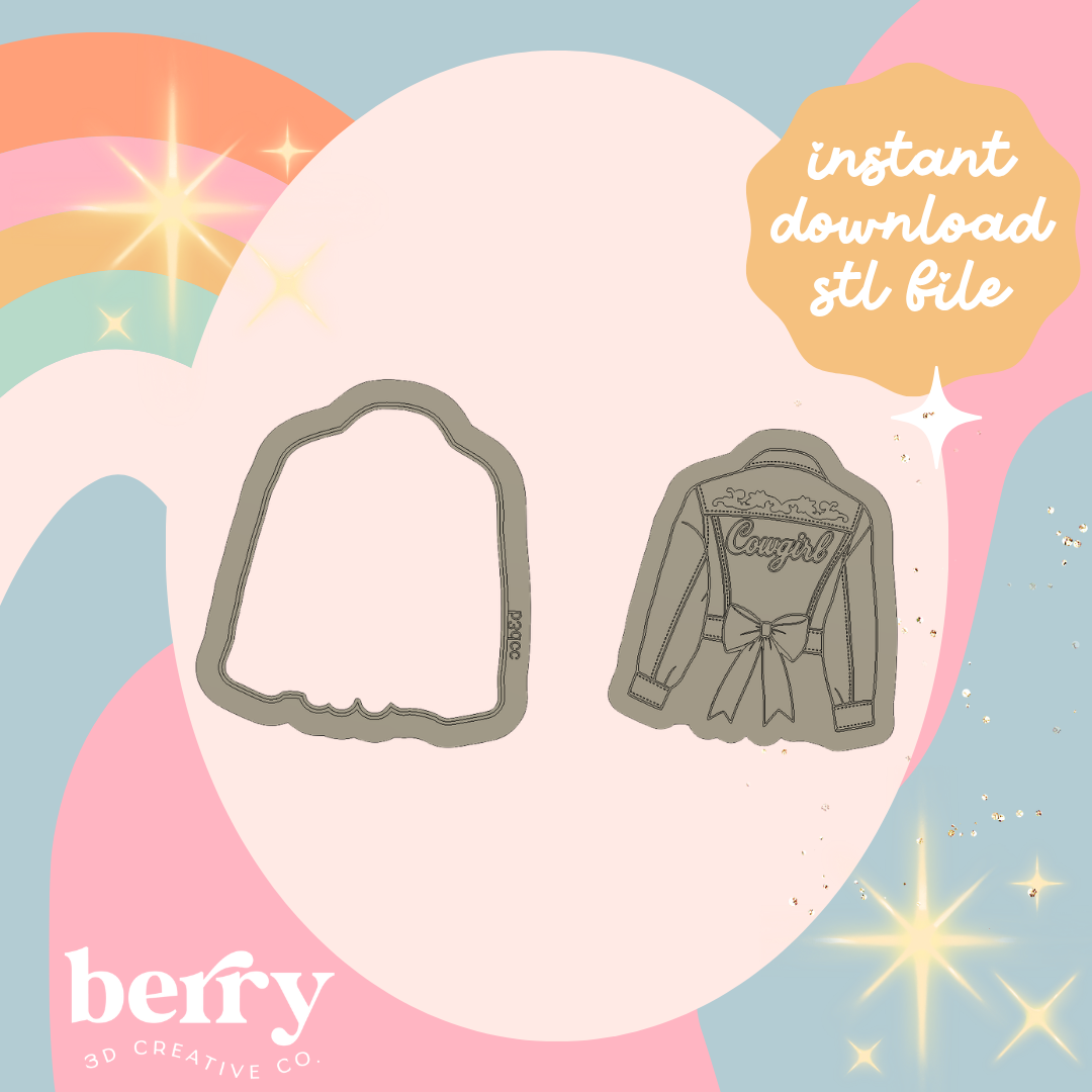 Cowgirl Jacket Cutter & Stamp stl file