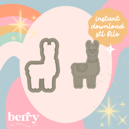 Llama Cutter and Stamp stl file