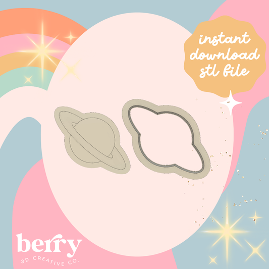 Saturn/ Planet Cutter & Stamp stl file