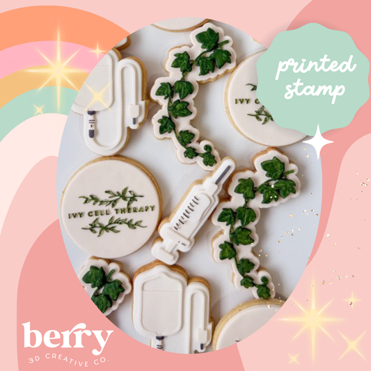 Needle Stamp and matching cutter