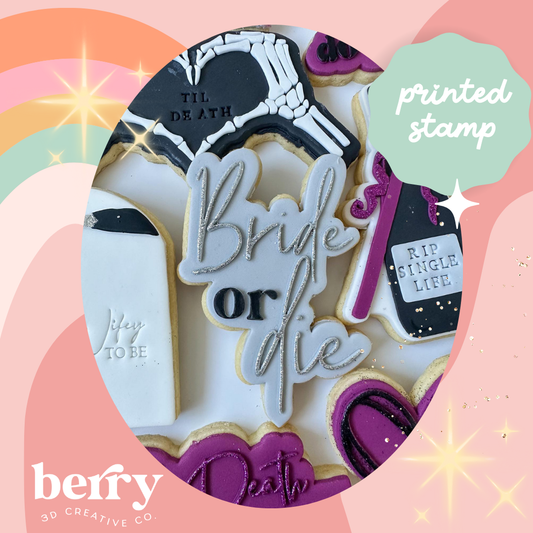 Bride or die Stamp and matching cutter