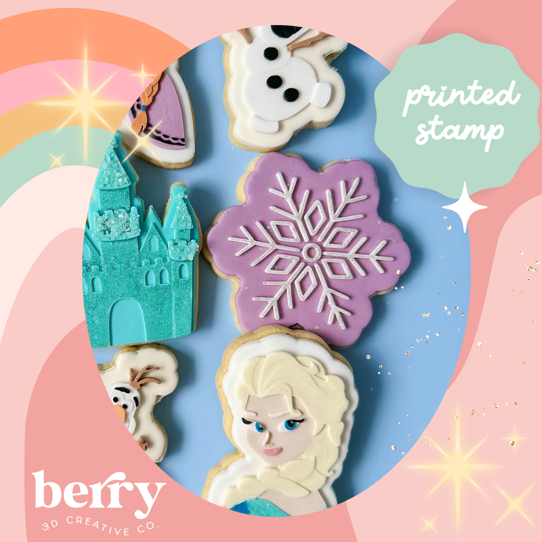 SnowFlake Stamp and matching cutter