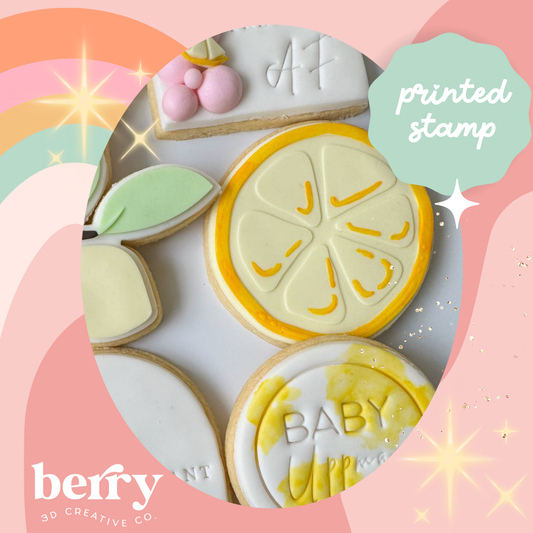 Lemon/Lime Slice Debosser and matching cutter