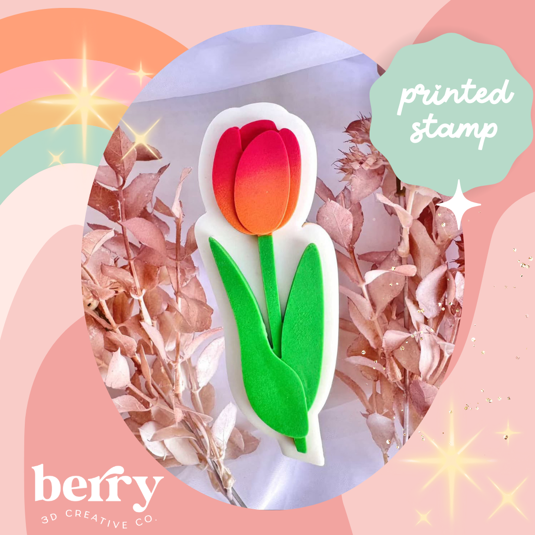 Tulip Stamp and matching cutter