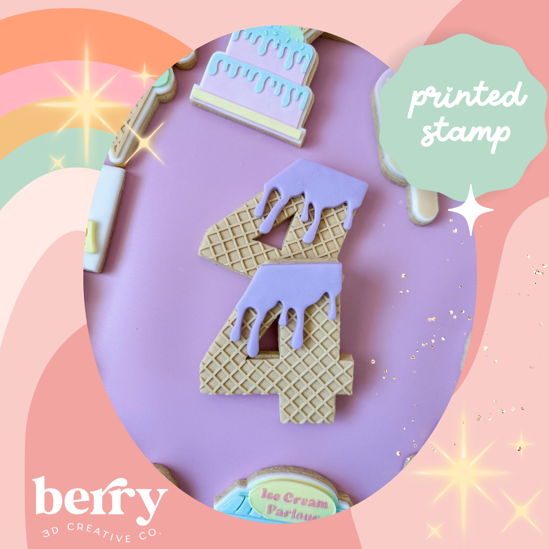 Waffle Texture Backing Stamp
