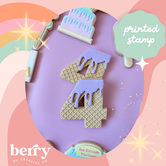 Waffle Texture Backing Stamp