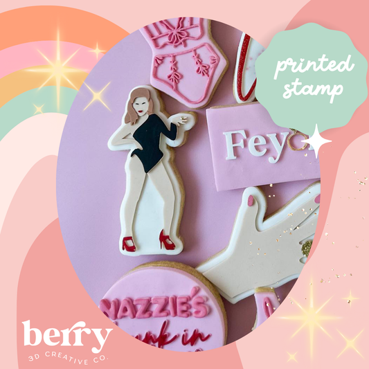 Queen B debosser and matching cutter