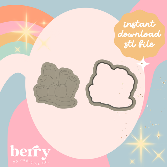 Coral Cutter and Stamp stl file