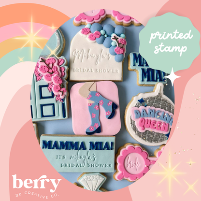 ABBA boots debosser and matching cutter