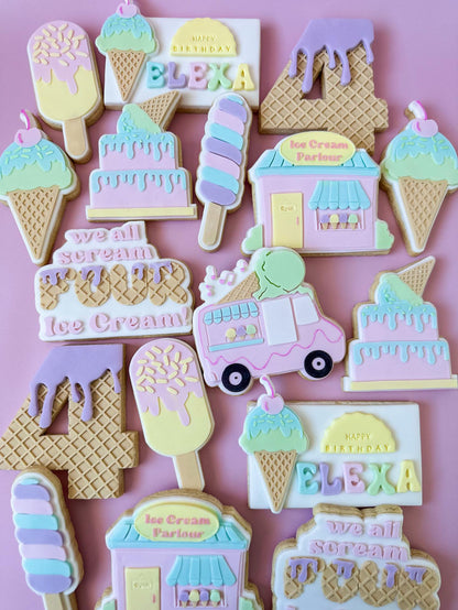 Calypso Ice Block Embosser Stamp with matching Cookie Cutter